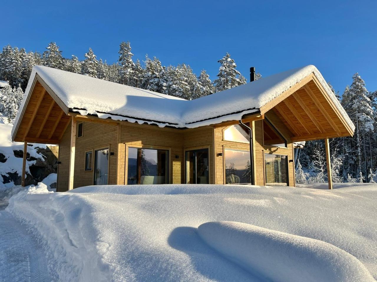 Furuheim Lodge, 4 Seizoenen Vakantiehuis Met Fantastisch Uitzicht فرادال المظهر الخارجي الصورة